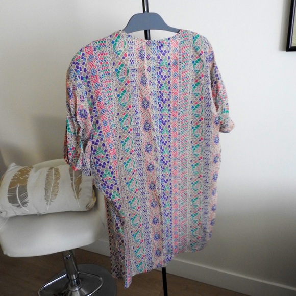 Paul & Joe Paris Silk patterned mini dress - Picture 4 of 6